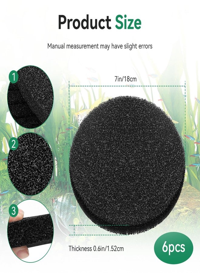 وسادات فلتر الكربون Magluv Fx4 متوافقة مع فلتر Fluval FX4/FX5/FX6، وسائط ترشيح بديلة لأحواض السمك لوسادات فلتر Fluval Fx6، عبوة من 6 قطع - Image 2